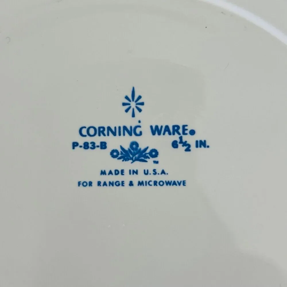 CORNING WARE Floral Bouquet Pattern P-83-B Skillet Saucepan Baking Dish